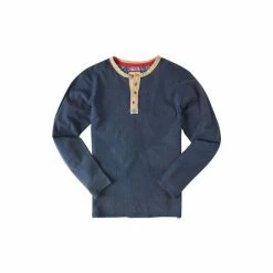 Joe Browns Blue Waffle Style Henley Top -Joe Browns shop unnamed file 1118