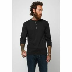 Joe Browns Black Distinctive Henley Top