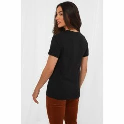 Joe Browns Black Growing Sunflowers Graphic T-Shirt -Joe Browns shop unnamed file 1161