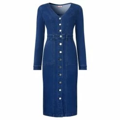 Joe Browns Blue Stunning Denim Dress