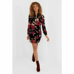 Joe Browns Black Blossom Devore Tunic