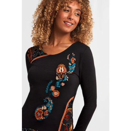 Joe Browns Black Joe's Favourite Christmas Tunic 5 Joe Browns Black Joe's Favourite Christmas Tunic - Image 5