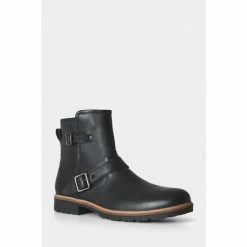 Joe Browns Black Leather Chelsea Style Biker Boots -Joe Browns shop unnamed file 2132