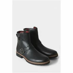 Joe Browns Black Leather Chelsea Style Biker Boots -Joe Browns shop unnamed file 2134