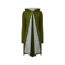 Joe Browns Green Longline Hooded Wrap Cardigan -Joe Browns shop unnamed file 2426