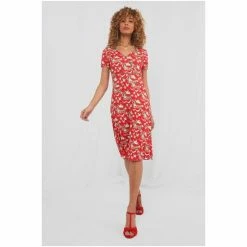 Joe Browns Red Rachel Jersey Dress -Joe Browns shop unnamed file 248
