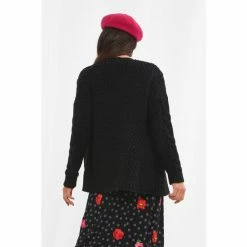 Joe Browns Black Relaxed Slouched Wrap Cardigan -Joe Browns shop unnamed file 2494
