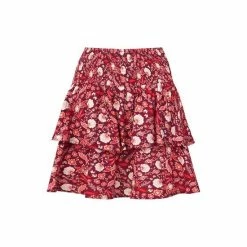 Joe Browns Red Floral Boho Style RaRa Skirt -Joe Browns shop unnamed file 2896