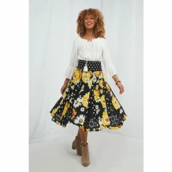 Joe Browns Black Devine Daisy Skirt