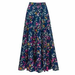 Joe Browns Blue Blissfully Bold Botanical Skirt -Joe Browns shop unnamed file 2931