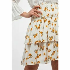 Joe Browns White Glorious Golden Floral Ra Ra Skirt -Joe Browns shop unnamed file 2946