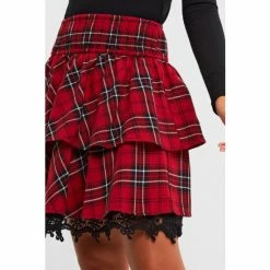 Joe Browns Red Rockin' Around The Christmas Tree Skirt