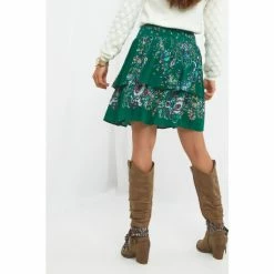 Joe Browns Green Boho Floral RaRa Skirt -Joe Browns shop unnamed file 2962