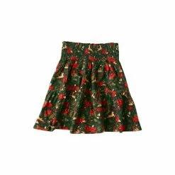 Joe Browns Green Reindeer Fun Skirt -Joe Browns shop unnamed file 3005