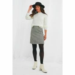 Joe Browns White Fancy Long Sleeve Detail Sweater