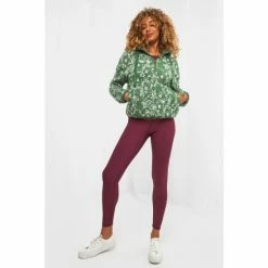Joe Browns Green Comfy Floral Print Fleece Jumper -Joe Browns shop unnamed file 3136