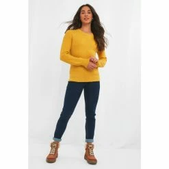 Joe Browns Yellow Simple Knitted Jumper