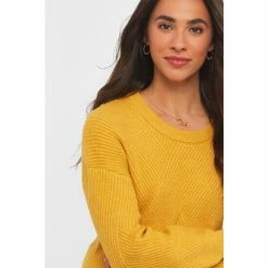Joe Browns Yellow Simple Knitted Jumper -Joe Browns shop unnamed file 3153