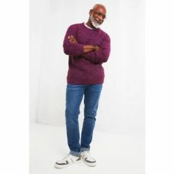 Joe Browns Red Ocean Crew Knit -Joe Browns shop unnamed file 3185