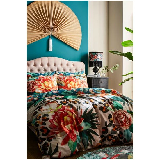 Joe Browns Multi Lavish Leopard Floral Reversible Bed Set 5 Joe Browns Multi Lavish Leopard Floral Reversible Bed Set - Image 5
