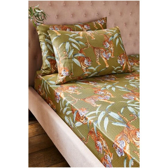 Joe Browns Multi Ferocious Tiger Printed Bedding 3 Joe Browns Multi Ferocious Tiger Printed Bedding - Image 3