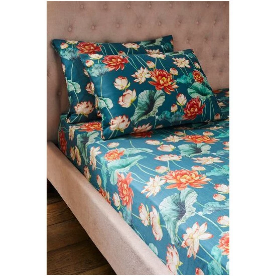 Joe Browns Multi Lush Lotus Printed Floral Bedding 3 Joe Browns Multi Lush Lotus Printed Floral Bedding - Image 3