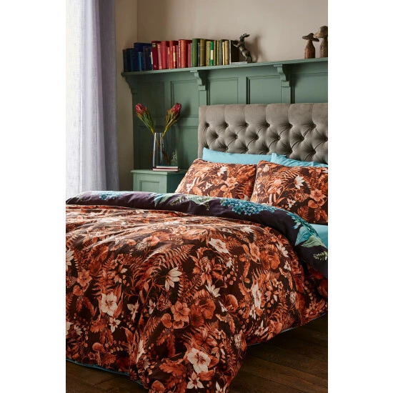 Joe Browns Black Fabulous Forest Reversible Bed Set 2 Joe Browns Black Fabulous Forest Reversible Bed Set - Image 2