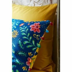 Joe Browns Black Fabulous Folk Floral Pom Pom Reversible Bed Set -Joe Browns shop unnamed file 3322