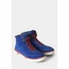 Joe Browns Blue Classic Suede Lace Up High Top Shoes