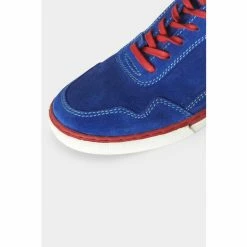 Joe Browns Blue Classic Suede Lace Up High Top Shoes -Joe Browns shop unnamed file 3392
