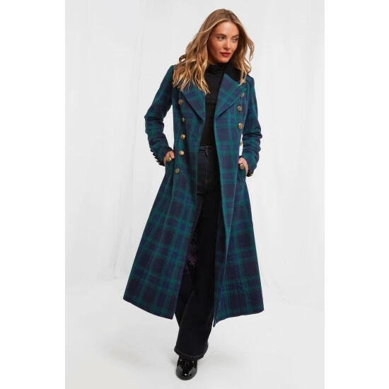 Joe Browns Green Glorious Check Coat 1 Joe Browns Green Glorious Check Coat