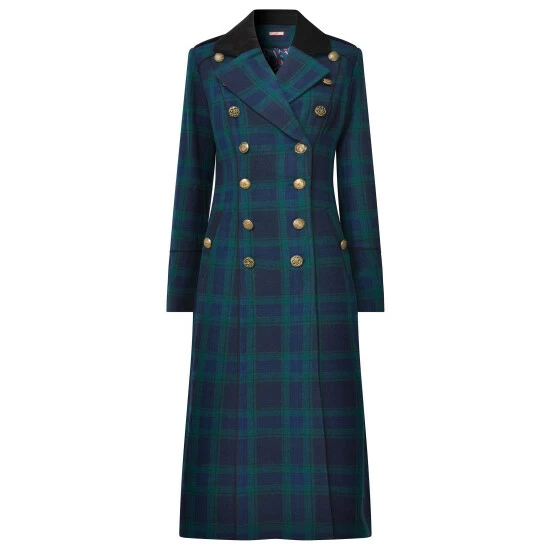 Joe Browns Green Glorious Check Coat 2 Joe Browns Green Glorious Check Coat - Image 2