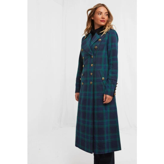Joe Browns Green Glorious Check Coat 3 Joe Browns Green Glorious Check Coat - Image 3