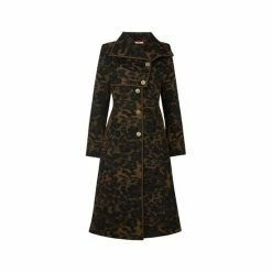 Joe Browns Black Sophisticated Leopard Print Longline Coat -Joe Browns shop unnamed file 3529