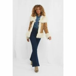 Joe Browns Neutral Fantastic Faux Fur Coat -Joe Browns shop unnamed file 3577