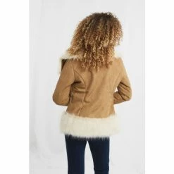 Joe Browns Neutral Fantastic Faux Fur Coat -Joe Browns shop unnamed file 3578