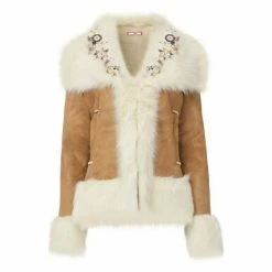Joe Browns Neutral Fantastic Faux Fur Coat -Joe Browns shop unnamed file 3580