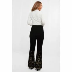 Joe Browns Black Luna Velvet Trousers -Joe Browns shop unnamed file 3601