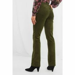 Joe Browns Green Ultimate Wide Leg Flared Cord Trousers -Joe Browns shop unnamed file 3649