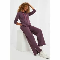 Joe Browns Purple Super Soft Wide Leg Trousers