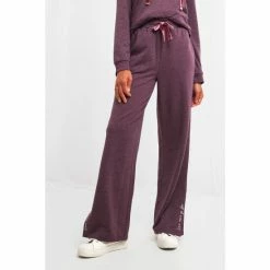Joe Browns Purple Super Soft Wide Leg Trousers -Joe Browns shop unnamed file 3684