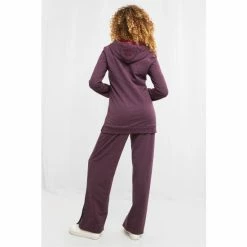 Joe Browns Purple Super Soft Wide Leg Trousers -Joe Browns shop unnamed file 3685