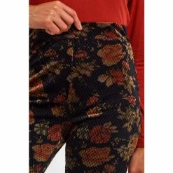 Joe Browns Black Fabulous Floral Flares Trousers -Joe Browns shop unnamed file 3692