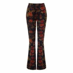 Joe Browns Black Fabulous Floral Flares Trousers -Joe Browns shop unnamed file 3693