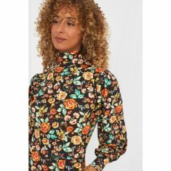 Joe Browns Black Mixed Autumnal Floral Prints Jumpsuit -Joe Browns shop unnamed file 3703