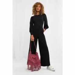 Joe Browns Black Flattering Wide Leg Jersey Jumpsuit