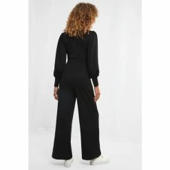 Joe Browns Black Flattering Wide Leg Jersey Jumpsuit -Joe Browns shop unnamed file 3707