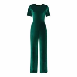 Joe Browns Green Velour Jumpsuit -Joe Browns shop unnamed file 3738