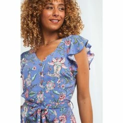 Joe Browns Blue Garden Florals And Frills Jumpsuit -Joe Browns shop unnamed file 3747