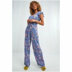 Joe Browns Blue Garden Florals And Frills Jumpsuit -Joe Browns shop unnamed file 3749